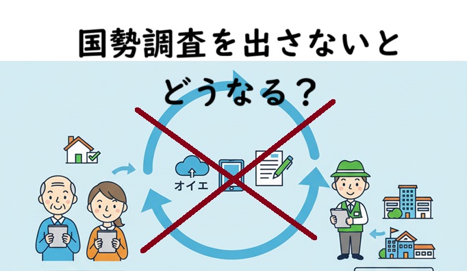 国勢調査を出さないとどうなる？罰則は本当か？法律と実際の口コミ